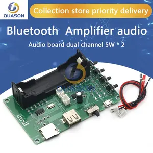 XH-A150 PAM8403 Bluetooth amplifikatör ses kurulu 5W * 2 lityum pil şarkı makinesi USB tf-kart çift kanal Mini hoparlör DIY