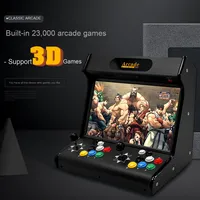 Console de jeu d'arcade de combat mini 'Pandora Small Moonlight' tout-en-un pour deux joueurs, joystick domestique à monnayeur, 1 an, anglais