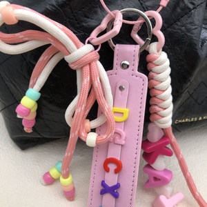 Correa de Cordón para Bolso con Letras Inglesas Rosadas, Estilo Coreano, Venta al Por Mayor - Product Image 5