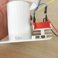 Micro-éolienne de 20 W avec lumière LED, générateur éolien vertical pour la nouvelle énergie