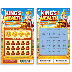 Servicio de Impresión de Tarjetas de Lotería con Temática de Riqueza, Tarjetas Rasca y Gana Promocionales Personalizadas para Eventos y Campañas - Product Image 3