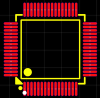 STM32F405RGT6 MCU ARM Cortex-M4 con Acelerador ART de 168MHz y hasta 1 Mbyte de Memoria Flash