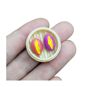 100 pièces de nourriture miniature pour poupées : nourriture chinoise, maïs vapeur, œufs, pattes de poulet – Ensemble de jeu pour maison de poupée, jouets de cuisine pour maison de poupée - Product Image 2