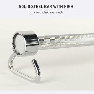 Poignée courte en acier OEM pour bandes de résistance, longueur 30 po/35,4 po/38,5 po, barre d'exercice pour bandes de résistance pour la salle de sport à domicile, X3 - Product Image 4