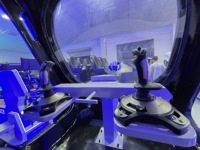Chaise Œuf de Réalité Virtuelle, Simulateur VR, Siège à Mouvement, Équipement de Jeu Cinéma 9D pour Parc d'Attractions et Centre Commercial
