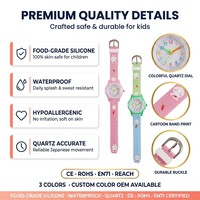 Montre pour enfants pas chère en silicone, petit lapin blanc, montre à quartz pour filles, dessin animé