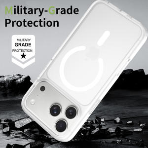 Coque antichoc avec recharge magnétique sans fil mate, étui transparent pour <span class=keywords><strong>iPhone</strong></span> 17 Pro Max - Product Image 2
