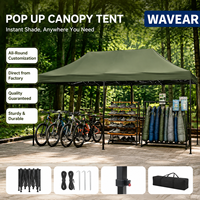Tente de promotion imperméable pour marché, auvent extérieur pop-up, logo personnalisé, usage commercial robuste pour événements publicitaires, expositions, sports
