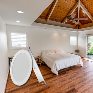 Nhà đèn trong nhà màu trắng giấu gắn Dimmable Vòng trần 9 wát LED Bảng điều chỉnh ánh sáng - Product Image 5