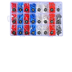 Vente en gros Ensemble de bornes pressées à froid Ensemble de bornes de connecteur de fil de câble de type <span class=keywords><strong>O</strong></span> Type U Kit de bornes de câble série Rv sv - Product Image 1