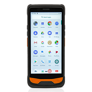 เครื่องสแกนบาร์โค้ด5.5นิ้วจากโรงงาน pdas พร้อมวอลคอมม์แอนดรอยด์13 PTT NFC UHF เครื่องสแกนบาร์โค้ด2D <span class=keywords><strong>RFID</strong></span> เครื่องชาร์จแท่นชาร์จ - Product Image 2