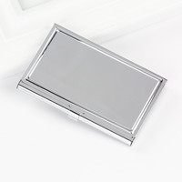 Porte-cartes de visite personnalisé créatif pour hommes et femmes, étui à cartes de visite par sublimation, logo DIY pour cadeau d'entreprise personnalisé