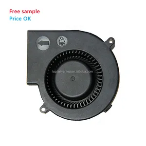 97Mm 12V 2a 5300Rpm Centrifugale Luchtventilator Met 3 Snelheden Controller 9733 Verwarming Bbq Roker Ventilatie Afzuigventilator