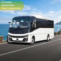 Autobus électrique haut de gamme de 7,8 m, 28 places, autonomie 300-400 km, zéro émission, conduite à gauche, pour transport urbain et scolaire