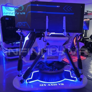 InfinityVR Parque Temático 9D Vr Car Racing <span class=keywords><strong>Simulator</strong></span> Electric Ride On Car 6 Dof Motion Race Driving F1 Car Vr Race <span class=keywords><strong>Simulator</strong></span> - Product Image 4
