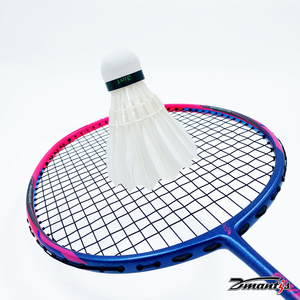 Raquettes de <span class=keywords><strong>badminton</strong></span> <span class=keywords><strong>D7</strong></span> fabriquées sur mesure, raquette de <span class=keywords><strong>badminton</strong></span> professionnelle originale en fibre de carbone intégrale - Product Image 2