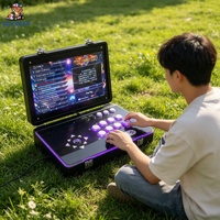 Console d'arcade portable de 14 pouces avec double joystick, boîte de jeux Pandora H3 26800, PCB métallique pour les centres de jeux, boîte Pandora