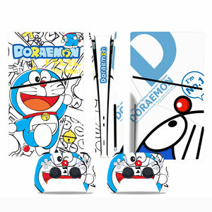 Autocollant de dessin animé japonais mignon <span class=keywords><strong>Dora</strong></span> pour console de jeu PS5 Slim, cadeau promotionnel pour fête d'anniversaire, décoration tendance - Product Image 1