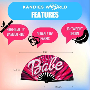 Éventail pliant <span class=keywords><strong>publicitaire</strong></span> personnalisé en plastique de couleur unie, imprimé, cadeau d'affaires, souvenir, décoration, accessoires de festival - Product Image 5