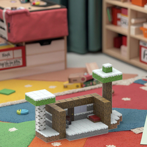 חדשני מקור 3d מותאם אישית כרטיס מפעל הקובייה מגנטי מכסת חומר פלסטיק מרובים בלוק סטים - Product Image 3