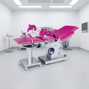 Table d'opération médicale manuelle RF-KL-2B en acier inoxydable, lit de maternité complet pour usage hospitalier - Product Image 4