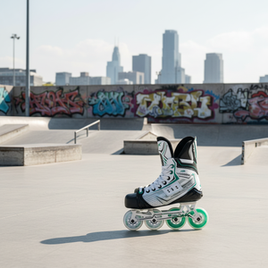 รองเท้าสเก็ตฮอกกี้แบบอินไลน์รุ่นใหม่ ดีไซน์ 4 ล้อ โครงอะลูมิเนียมอัลลอยด์ รองเท้าสเก็ตความเร็วสูง ระดับมืออาชีพ - Product Image 1