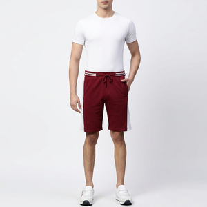 Venta Directa de Fábrica: Nuevos Pantalones Cortos Casuales de Moda Urbana para Hombre, Tallas Grandes, Diseño Liso Teñido, de Lona, Cintura Media, Ideales para Entrenamiento - Product Image 1