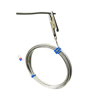 Sonde thermocouple type K contact de surface haute précision câble 1M à 5M capteur 0 à 600°C