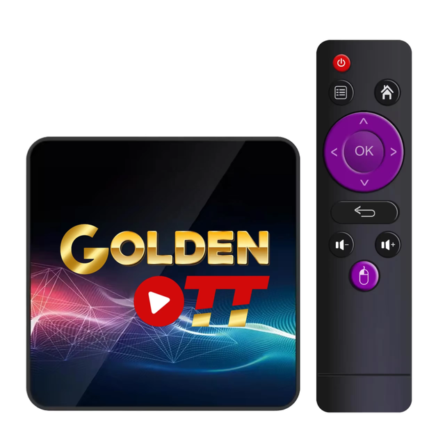 Golden TV98 Series Android Ott TV Box Allwinner H313 4GB RAM 32GB RAM Dual Wifi 100M LAN 1080P Android 14 Support IPTV Player