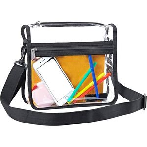 Bolso bandolera transparente personalizado aprobado por el estadio, fabricado en fábrica BSCI - Product Image 1