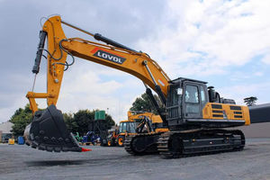 Excavadora Hidráulica Sobre Orugas Ultra Pesada de 48 Toneladas Lovol Serie FR480 con Motor Cummins, Dedicada a Minería - Product Image 3