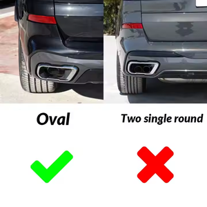 SYPES Auto Kohle faser Auspuffs pitzen <span class=keywords><strong>M</strong></span> Performance Auspuff anlage Schall dämpfer spitze Auspuffrohre für BMW X5 X6 X7 G05 G06 G07 - Product Image 5