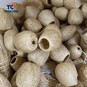 Lámpara colgante de bambú Natural, sombra para decoración, tejido de VietNam, superventas - Product Image 1