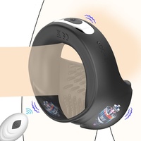 Masseur de testicules vibrant pour hommes, jouets sexuels, anneau de pénis, anneau de pénis en silicone pour hommes, anneau de verrouillage pour couples, articles pour adultes pour hommes