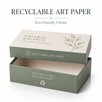 Boîtes cadeaux en papier d'art avec revêtement UV imprimées sur mesure, vente en gros, taille personnalisée, emballage cosmétique pour soins personnels