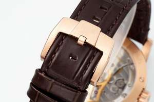 New Mechanical 41mm High Quality Waterproof Stainless Steel <b>Perpetual</b> <b>Calendar</b> Pointer Dial Rose Gold Watch - Product Image 4