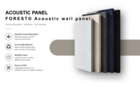 Panneaux acoustiques modernes en PET OEM, panneaux muraux insonorisants personnalisés pour salon, hôtel, appartement, extérieur/intérieur, écologiques