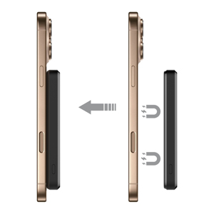 Xách tay Magnetic ngân hàng điện 10000 mAh mỏng và ánh sáng mini điện thoại di động nhanh chóng sạc không dây 5000mAh - Product Image 4