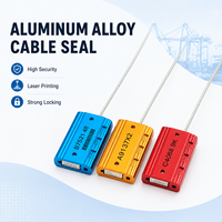 Sello de Seguridad para Contenedores de Carga, de Alambre de Aleación de Aluminio ST-CS-HJ4, con Número de Serie Personalizado, Antimanipulación
