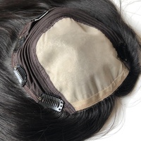 TP37 Stock bereit, jungfräuliches menschliches Haar Seide Basis Lady Topper natürliche Farbe und 613 blonde 7x8 Frau Toupet Seide Top zu versenden