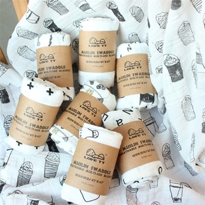 Cotton Muslin Swaddle <strong>Blanket</strong> Baby Muslin <strong>Wraps</strong>, Baby Muslin, Baby <strong>Blanket</strong> - Product Image 2