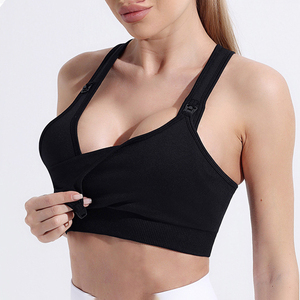 8893 <span class=keywords><strong>reggiseno</strong></span> sportivo per palestra di maternità senza cuciture di alta qualità per donne incinte che corrono <span class=keywords><strong>reggiseno</strong></span> sportivo infermieristico e pompaggio - Product Image 2
