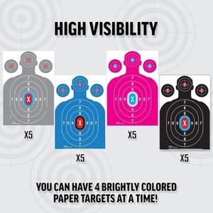 Cibles de tir humanoïdes colorées YZ, boîtes d'emballage en gros, papier d'emballage en carton pour satisfaire les achats en gros - Product Image 3