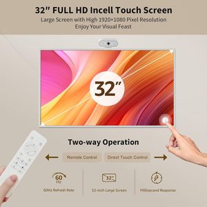 Écran tactile intelligent tout-en-un de 32 pouces, mobile, avec support réglable, système d'exploitation Android, pour la maison, le bureau et un usage commercial - Product Image 5