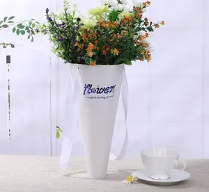 Topk — bouquets de fleurs en papier, luxueux et fantaisistes, sac pour fleurs fraîches