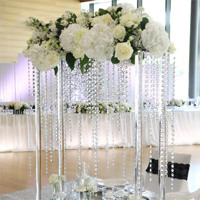 80cm Hauteur Cristal Fleur Stand Lustre De Table De Mariage Centre De Table Rectangle Acrylique Centre De Table De Mariage Stand