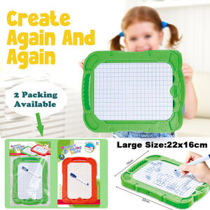 Niños creativos educativos DIY Color arte escritura Pad borrable dibujos animados Graffiti tablero de dibujo portátil viaje juguete para niños pequeños 3 + - Product Image 4