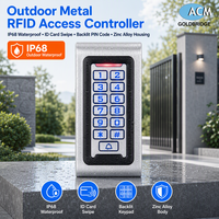 Contrôleur d'accès RFID extérieur étanche IP68 en métal avec clavier autonome DC12V pour système de porte – Vente en gros, Fabrication ODM