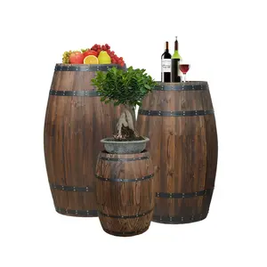 Whisky Barrel Dispenser Eiche Aging Barrels Home Whisky Barrel Dekan ter für Wein Spirituosen Bier und Alkohol