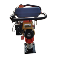 Pilon compacteur portatif à performance optimale pour le compactage du sol, moteur essence GX160, efficace
